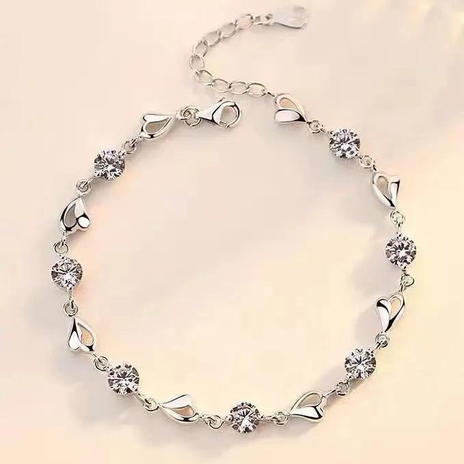 925 Sterling Silver Twisted Rope Bracelets Fashion Silver Jewelry
