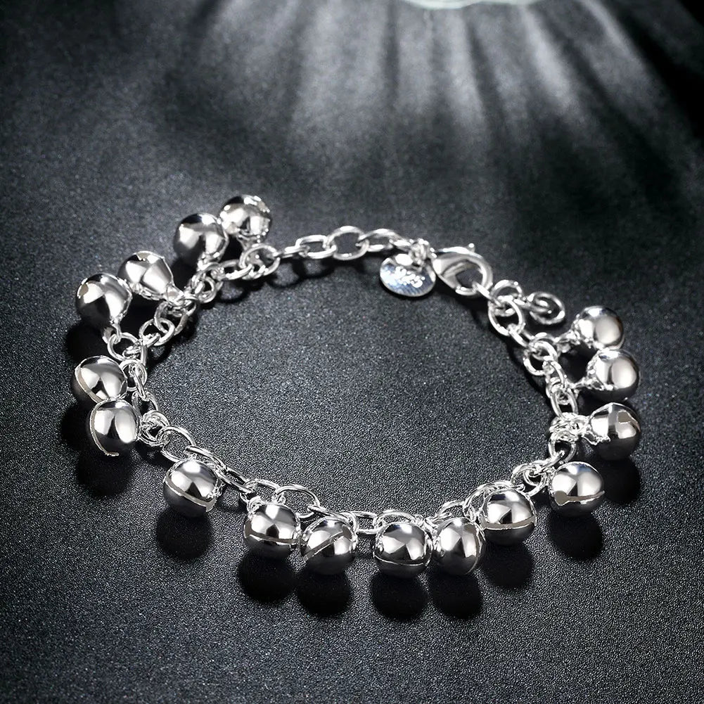 925 Sterling Silver Twisted Rope Bracelets Fashion Silver Jewelry