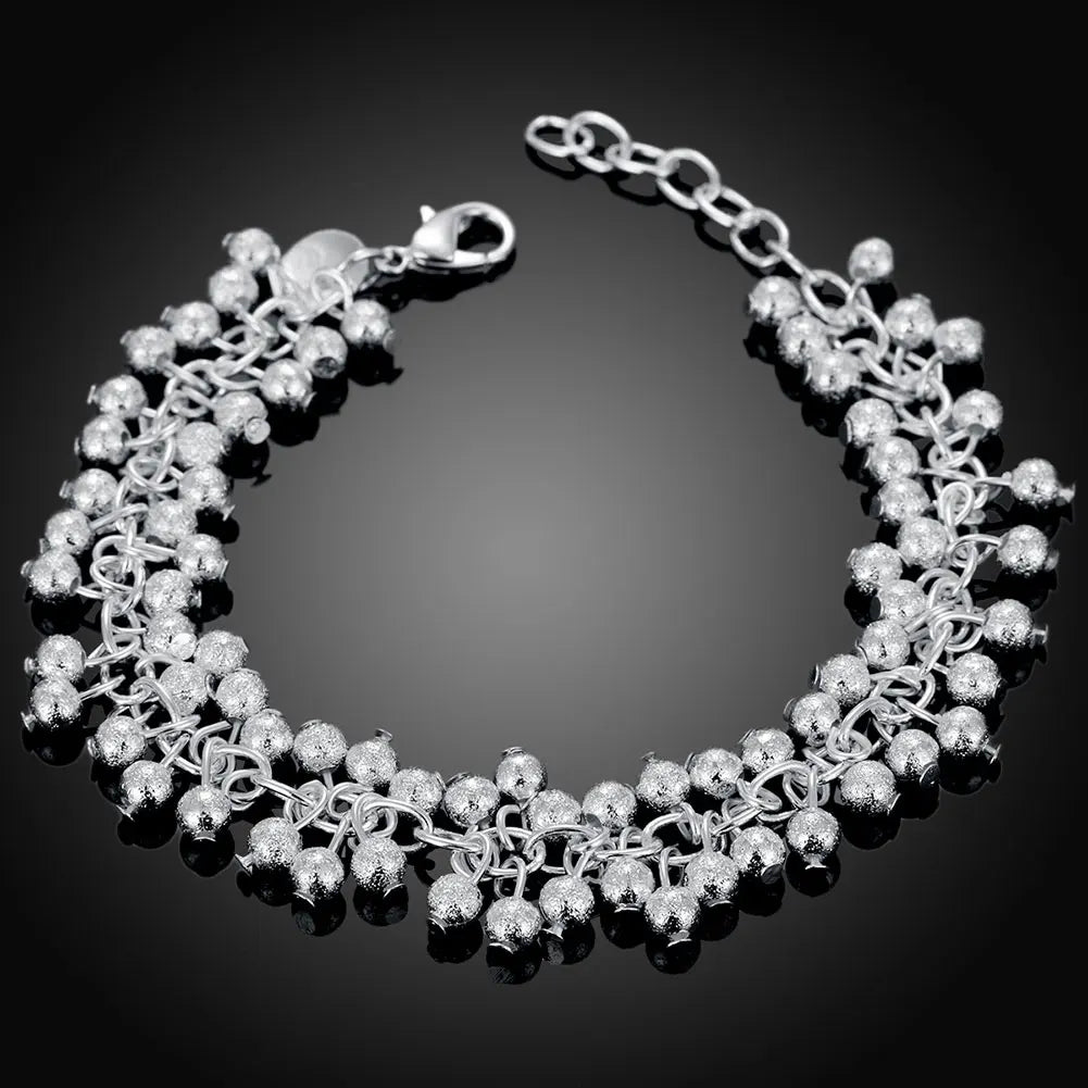 925 Sterling Silver Twisted Rope Bracelets Fashion Silver Jewelry