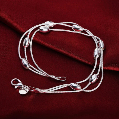 925 Sterling Silver Twisted Rope Bracelets Fashion Silver Jewelry