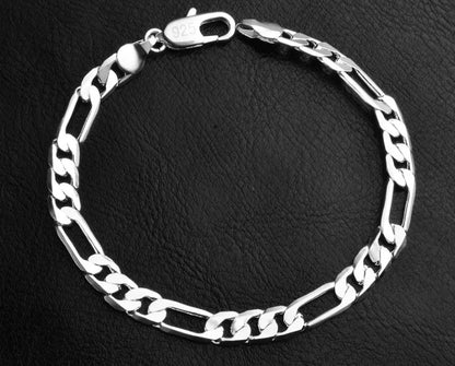 925 Sterling Silver Twisted Rope Bracelets Fashion Silver Jewelry